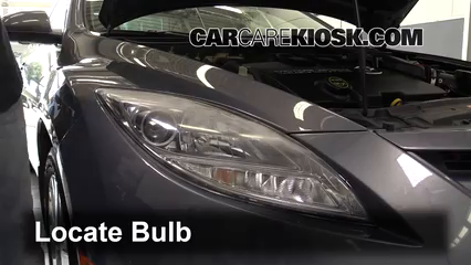 2010 Mazda 6 S 3.7L V6 Lights Turn Signal - Front (replace bulb)